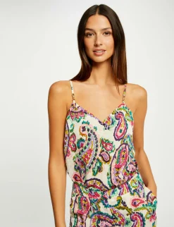 Ensembles Et Tailleurs>Morgan Blouse Bretelles Fines Imprime Cachemire Femme | Multico