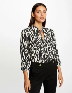 Chemises Et Blouses>Morgan Blouse Manches 3/4 Imprime Animalier Femme | Multico