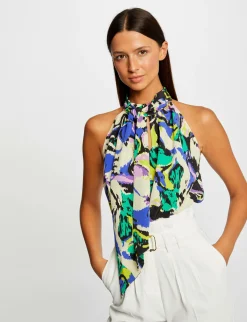 Chemises Et Blouses>Morgan Blouse Sans Manches Imprime Abstrait Femme | Multico