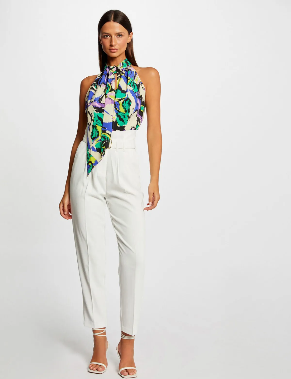 Chemises Et Blouses>Morgan Blouse Sans Manches Imprime Abstrait Femme | Multico