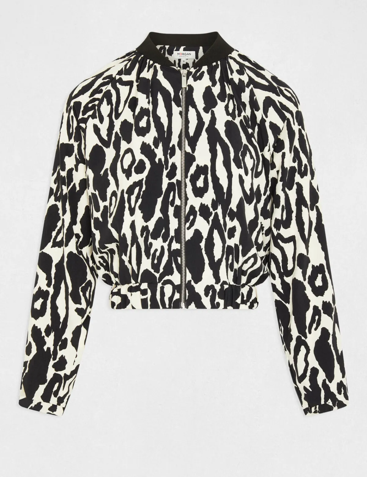 Vestes Et Blousons>Morgan Blouson Droit Imprime Animalier Femme | Multico