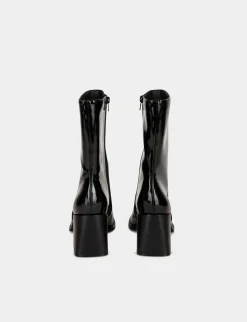 Chaussures>Morgan Bottines A Talons Vernies Femme | Noir