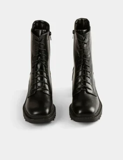Chaussures>Morgan Bottines Crantees A Talons Femme | Noir