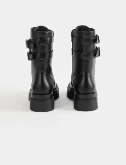 Chaussures>Morgan Bottines Plates Avec Details Bijoux Femme | Noir