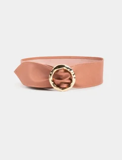 Ceintures>Morgan Ceinture Avec Boucle Ronde Vieux Rose Femme | Vieux_Rose
