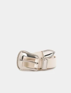 Ceintures>Morgan Ceinture Avec Boucle Western Femme | Ivoire