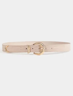 Ceintures>Morgan Ceinture Effet Python Femme | Beige