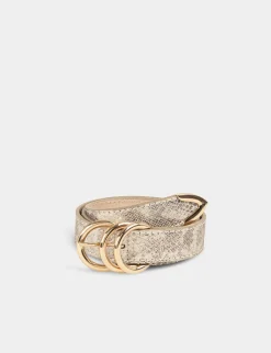 Ceintures>Morgan Ceinture Effet Python Femme | Dore