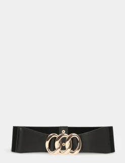 Ceintures>Morgan Ceinture Elastiquee Avec Anneaux Femme | Noir