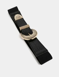 Ceintures>Morgan Ceinture Elastiquee Avec Boucle Femme | Noir