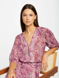 Chemises Et Blouses>Morgan Chemise Manches 3/4 Imprime Cachemire Femme | Multico