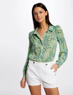 Chemises Et Blouses>Morgan Chemise Manches Longues Imprimee Femme | Multico