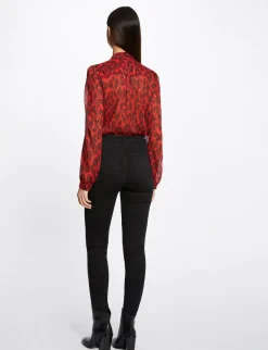 Chemises Et Blouses>Morgan Chemise Manches Longues Imprime Leopard Femme | Multico
