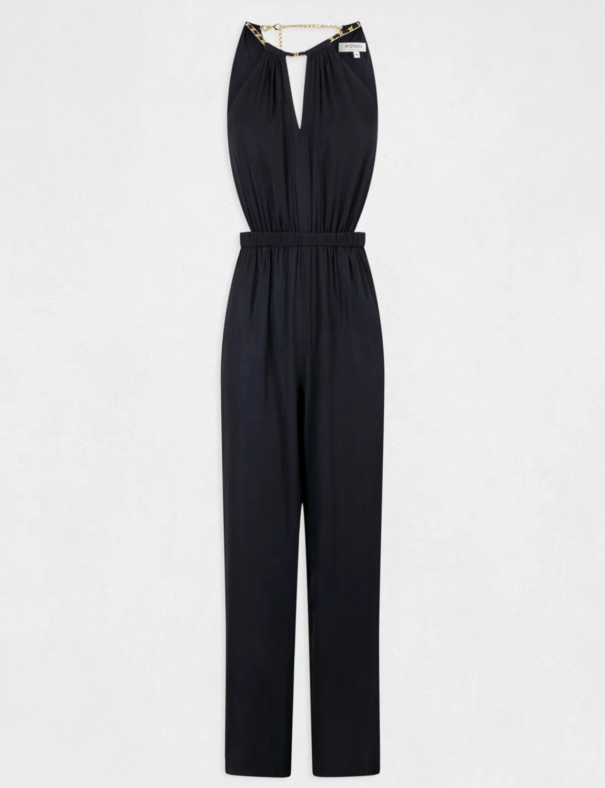 Combinaisons>Morgan Combinaison Jambes Larges Fluides Femme | Marine