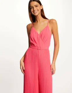 Combinaisons>Morgan Combinaison Large Plissee Avec Dos Nu Femme | Rose