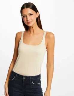 Tops Et T-Shirts>Morgan Debardeur Bretelles Fines Femme | Ivoire