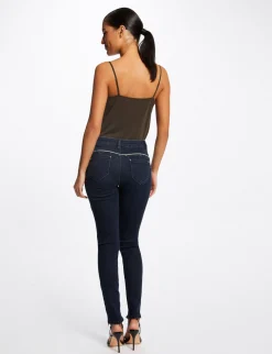 Tops Et T-Shirts>Morgan Debardeur Bretelles Fines Avec Dentelle Vert Kaki Femme | Vert_Kaki