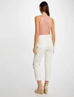 Tops Et T-Shirts>Morgan Debardeur Bretelles Fines Avec Chaines Rose Moyen Femme | Rose_Moyen
