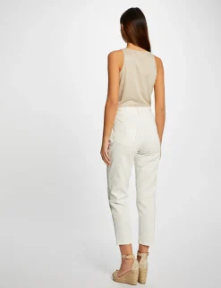 Tops Et T-Shirts>Morgan Debardeur Bretelles Fines Avec Chaines Femme | Sable
