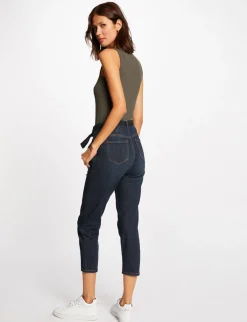 Tops Et T-Shirts>Morgan Debardeur Bretelles Larges Effet Cotele Vert Kaki Femme | Vert_Kaki