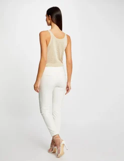 Tops Et T-Shirts>Morgan Debardeur Pull Avec Bretelles Femme | Beige
