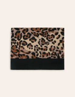 Echarpes>Morgan Foulard Imprime Animalier Femme | Marron