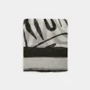 Echarpes>Morgan Foulard Imprime Zebre Femme | Blanc