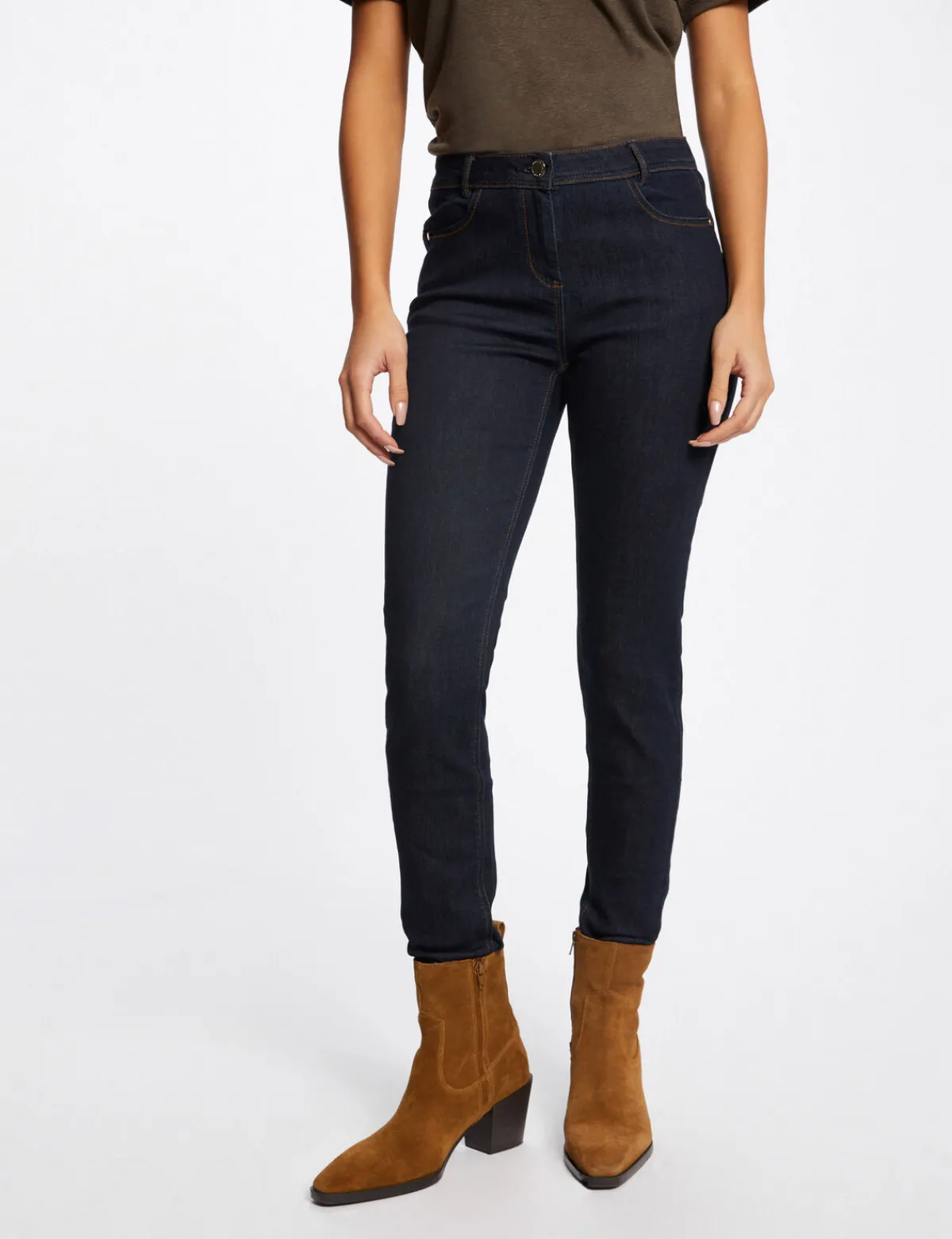 Jeans>Morgan Jeans Slim Taille Standard Jean Brut Femme | Jean_Brut