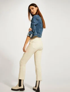 Pantalons>Morgan Pantalon Droit 7/8Eme Femme | Ivoire