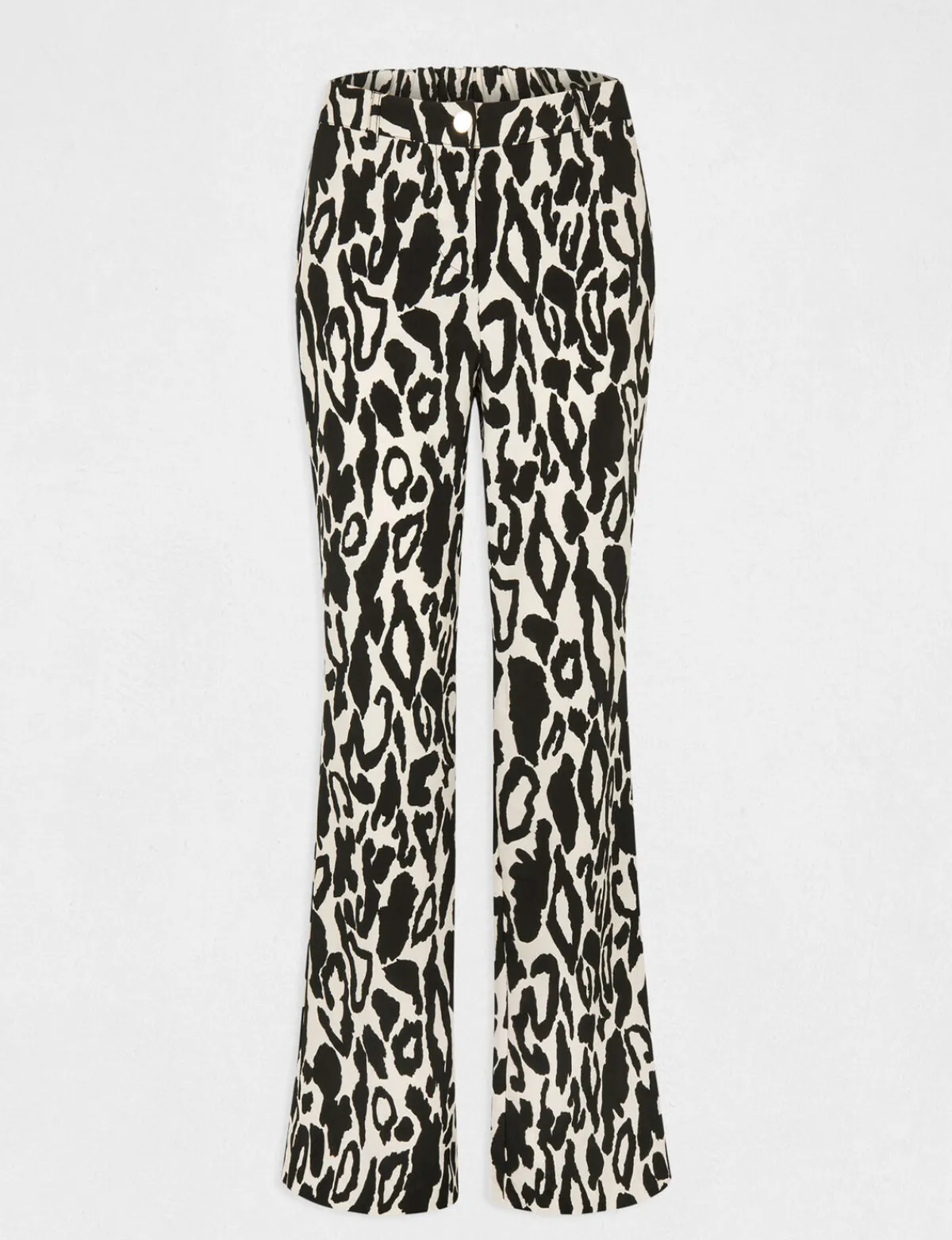 Pantalons>Morgan Pantalon Droit Imprime Animalier Femme | Multico