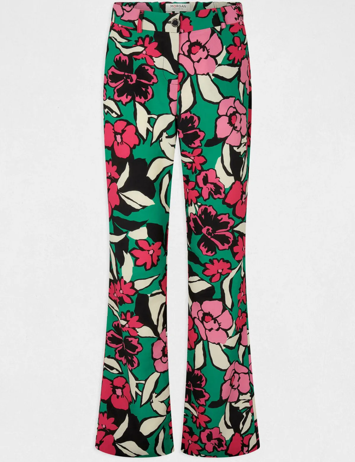 Pantalons>Morgan Pantalon Droit Imprime Floral Femme | Multico