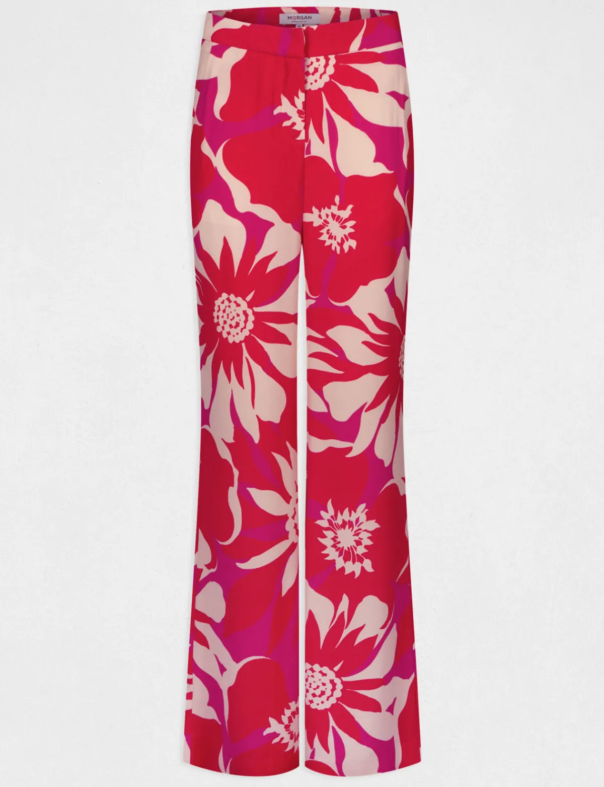 Pantalons>Morgan Pantalon Large Fluide Imprime Floral Femme | Multico