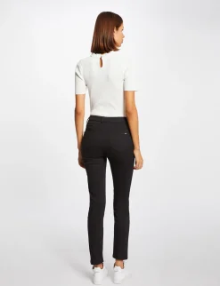 Pantalons>Morgan Pantalon Slim Taille Standard Femme | Noir