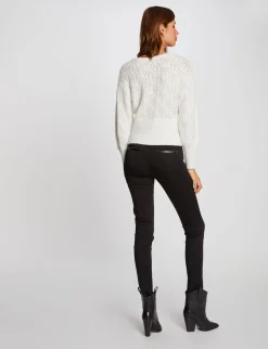 Pantalons>Morgan Pantalon Slim Taille Standard Femme | Noir