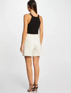 Pulls>Morgan Pull Debardeur Avec Boutons Femme | Noir