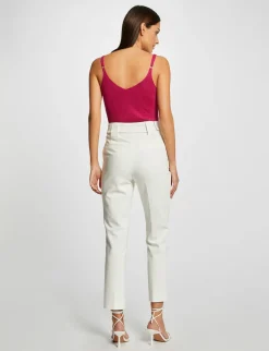 Tops Et T-Shirts>Morgan Pull Debardeur Bretelles Fines Rose Fonce Femme | Rose_Fonce
