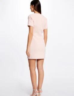 Robes>Morgan Robe Ajustee Boutonnee Femme | Rose