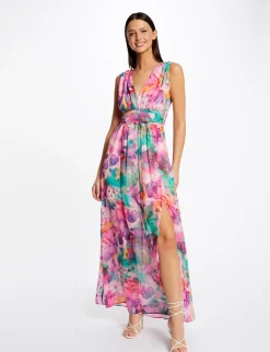 Robes>Morgan Robe Longue Cintree Imprime Floral Femme | Multico