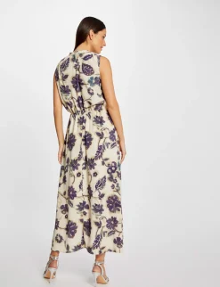 Robes>Morgan Robe Longue Evasee Imprime Floral Femme | Multico