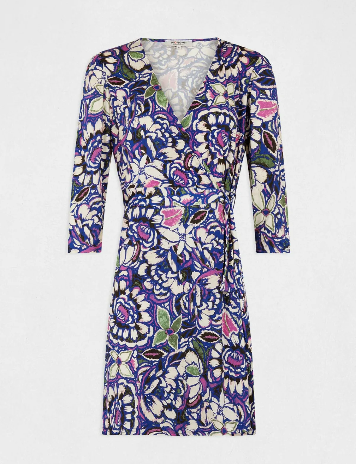 Robes>Morgan Robe Portefeuille Imprime Vegetal Femme | Multico