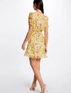 Robes>Morgan Robe Trapeze A Volants Imprime Floral Femme | Multico