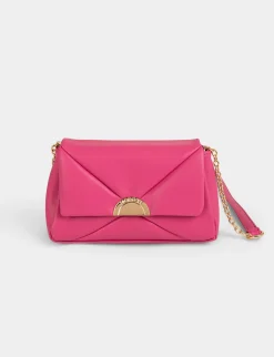 Maroquinerie>Morgan Sac A Bandouliere Avec Chaines Femme | Rose