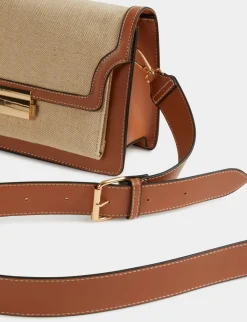 Maroquinerie>Morgan Sac A Rabat En Bandouliere Femme | Marron