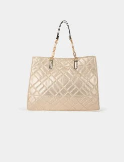 Maroquinerie>Morgan Sac Cabas Matelasse Metallise Femme | Dore