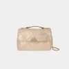 Maroquinerie>Morgan Sac Pochette Matelasse Metallise Femme | Dore