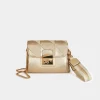 Maroquinerie>Morgan Sac Pochette Metallise Femme | Dore
