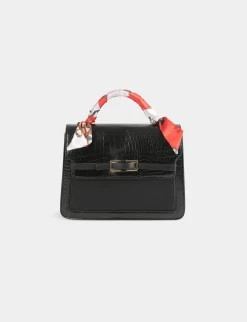 Maroquinerie>Morgan Sac Rectangulaire Avec Foulard Femme | Noir
