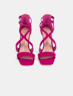 Chaussures>Morgan Sandales A Talons Avec Brides Femme | Rose