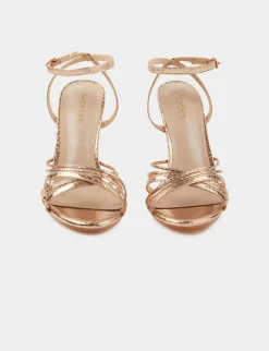 Chaussures>Morgan Sandales A Talons Avec Brides Femme | Rose