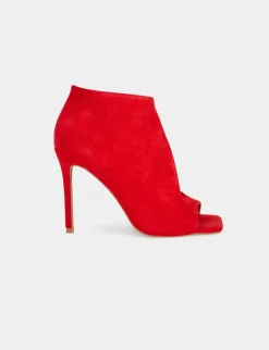 Chaussures>Morgan Sandales A Talons Demi-Ouvertes Femme | Rouge